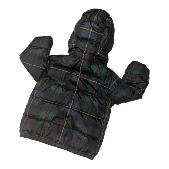 🔥 Polo Ralph Lauren Youth Kids Boys Zip Up Polo Bear Puffer Jacket Sz 4T 🔥 - Picture 3 of 6